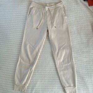 Uniqlo size S Joggers in off white/cream